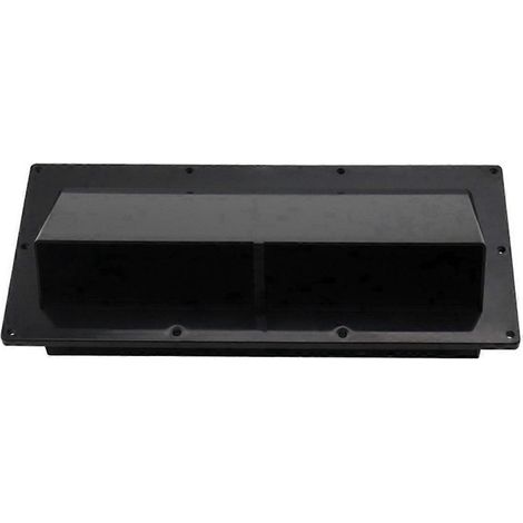 Ventilateur d'extraction silencieux pour caravane/camping-car, ventilation latérale, noir. (1/5)
