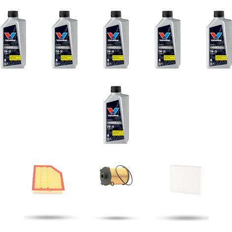 Kit tagliando 3 FILTRI e 6L OLIO compatibile con Volvo S80 II 2.0 T5 180kw dal 2013 (1/5)