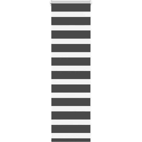 4014197 Store zèbre noir 40x100 cm largeur du tissu 35,9 cm polyester (1/5)