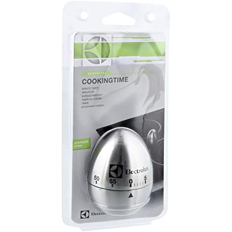 Electrolux Timer da Cucina Meccanico 60 min Acciaio Inox 9029792364 (1/4)