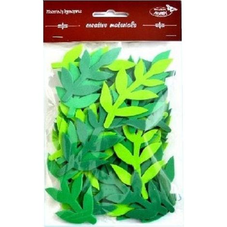 Rametti in diverse tonalità di verde, 36 pezzi.