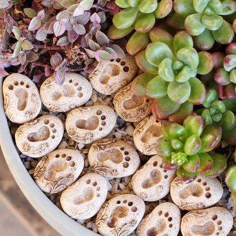 Lot de 20 figurines « pas japonais » pour jardin — Mini-décorations pour jardin extérieur et bonsaïs (1/5)