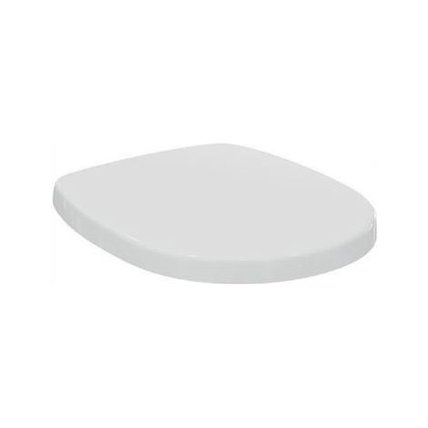 Abattant WC CONNECT avec couvercle, charnières en acier inoxydable à fermeture amortie blanc IDEAL STANDARD