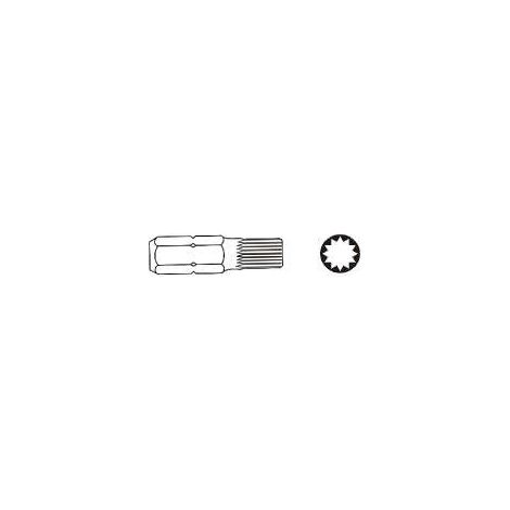 Broca estriada Jonnesway M 5x30mm 6-ángulo.10mm