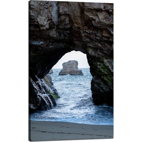 Lienzo impreso Naturaleza Roca Arco Océano 60x100 cm