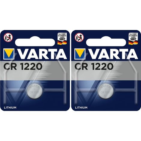 .Varta CR 1220 3V au lithium.