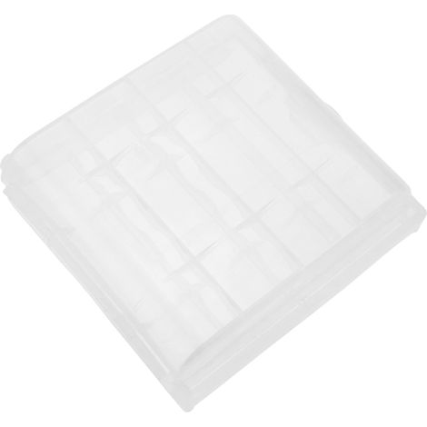 BeMatik - Carcasa estuche para 4 pilas AAA o AA