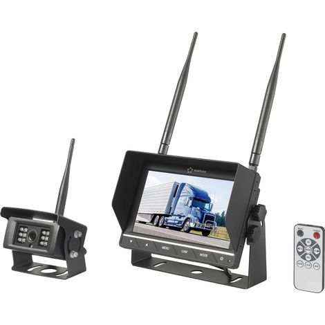 Renkforce RV2,4-7 Système de recul vidéo 2 entrées caméra montage par vissage noir (mat) X637932 (1/5)