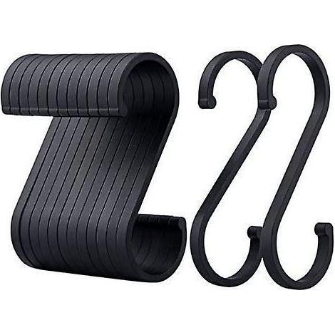 crochet S, Lot De 12 Crochets En Aluminium En S De Suspendus, Crochets De Boucher Au Fini Mat Pour Cuisine, Chambre  Coucher, Salle De Bain, Burea (1/5)