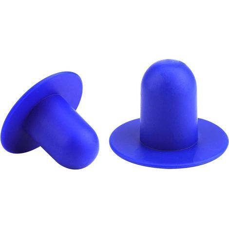 Schwimmbadstopfen, kompatibel mit Intex und anderen Pools, Filterpumpen-Sieblochstopfen, Schwimmbad-Ablaufstopfen, Aufstellpoolstopfen (2 Stück, Blau)
