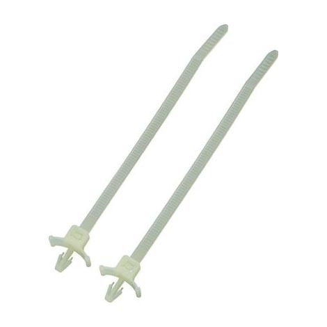 Fascetta per cavi KSS 28530c1309 100 pz. 203 mm 4.80 mm Nero con ancoraggio a freccia