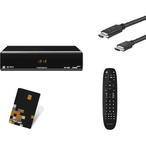 THOMSON THS 804 Décodeur TNT HD satellite TNTSAT+HDMI+ carte tntsat HD ME