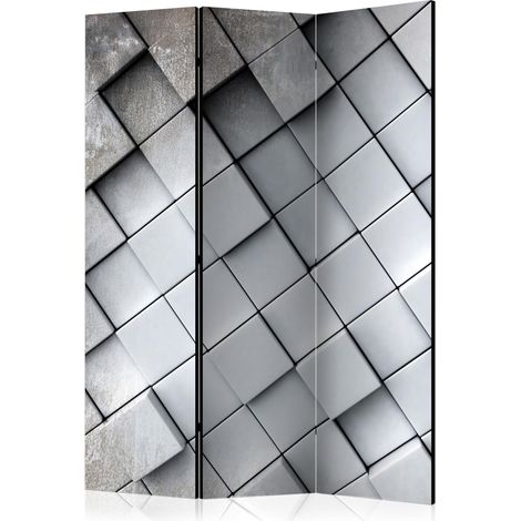 Paravento - Gray background 3D [Room Dividers] - 135x172 (1/4)