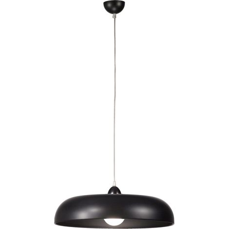 Lampada a Sospensione PICOLIT in Metallo Nero - Attacco E27, Potenza 75W, Protezione IP20, Design Moderno per Illuminazione Interna - Rossini