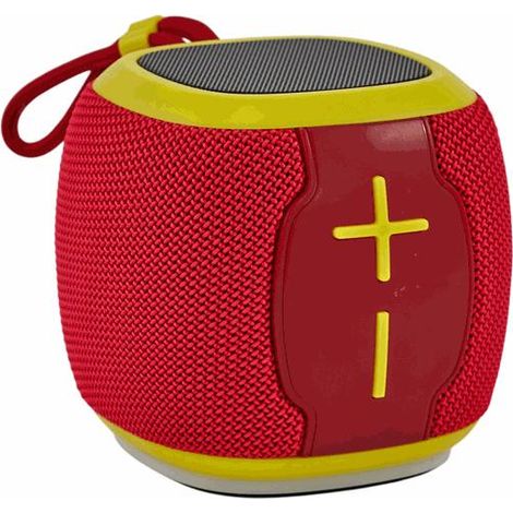 L'Arcolaio Speaker Bluetooth Cube FM Rosso/Giallo 10x10x9,2 cm