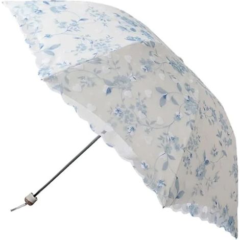 Parasol pliable en dentelle, protection solaire UV, imperméable et résistant à la pluie, adapté au soleil et à la pluie, compact et léger pour les voyages.-AquaForge (1/5)