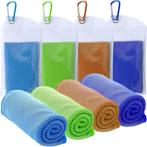 Kühlendes Handtuch,EIS-Handtuch,Atmungsaktives,kühles Handtuch,Mikrofaser-Handtuch für Yoga, Fitnessstudio,Training,Sport,Fitness,Laufen,Camping,Wandern (1/5)