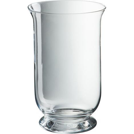 Photophore verre transparent Omani H 30 cm
