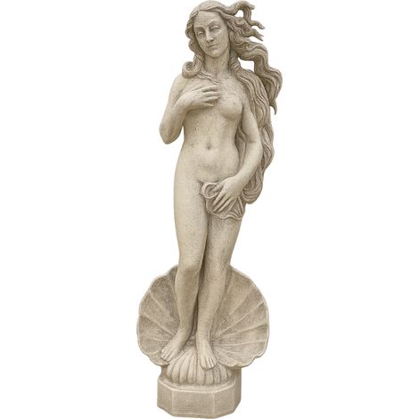 Statua cemento grigio effetto pietra naturale venere botticelli h120 cm giardini (1/5)