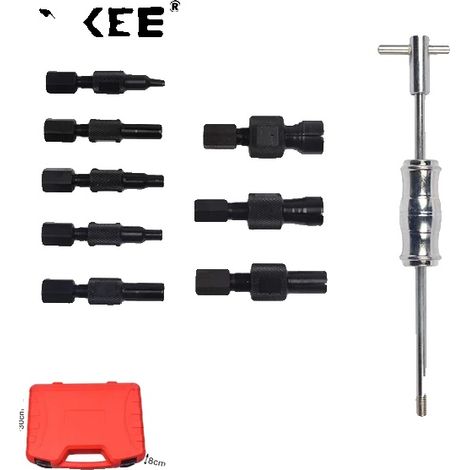 Kit de trous borgnes, marteau coulissant, extracteur de roulements, 9 pièces (1/2)