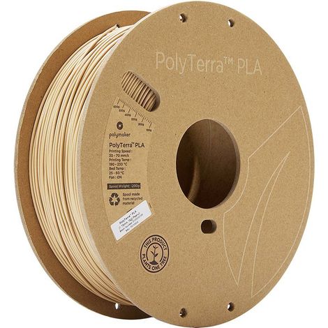 Polymaker 70909 PolyTerra Filament PLA faible teneur en plastique 1.75 mm 1000 g marron noisetier 1 pc(s) (1/4)