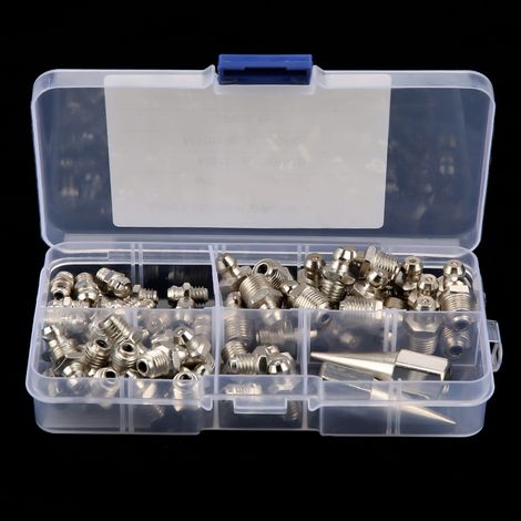 Kit de graisseurs de rechange en métal pour pièces de lubrification mécanique (1/5)