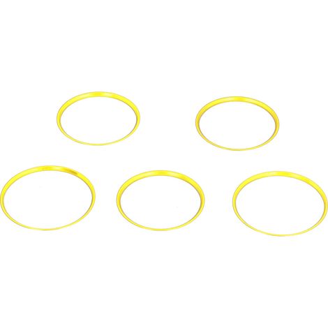 5 Zierringe für die Klimaanlage von Mercedes CLA und GLA (2013–2018), goldfarbene Lüftungsdüsen, Auto-Ersatzset, goldfarben (1/5)