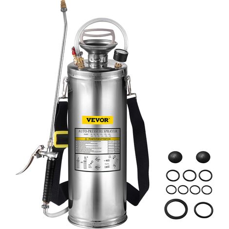 Pulvérisateur Inox 10L Brumisateur Jardin pour Plante pour Jardinage Domestique et Nettoyage au Sol (1/5)