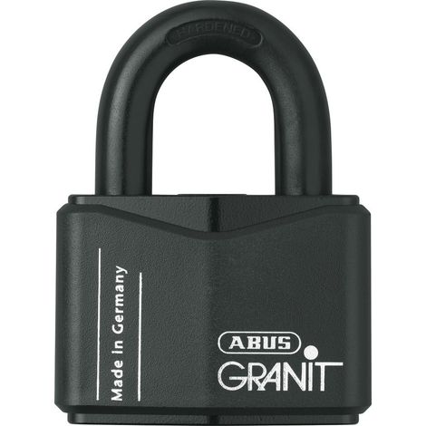 ABUS, Cadenas GRANIT™, acier, 37RK/70 B/DFNLI, noir