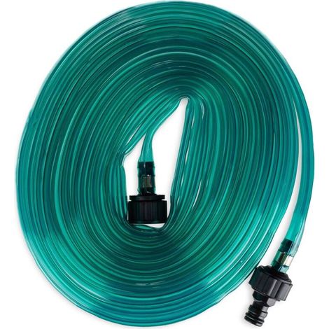 Arroseur de Tuyau, Tuyau d'arrosage Plat, pour Le Jardin, avec Trous, prêt à être raccordé,10mètres, Vert, 1 pièce (1/5)