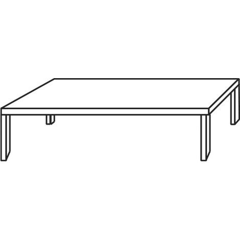 Étagère de chef inox - simple - long. 1600 mm - AFI COLLIN-LUCY