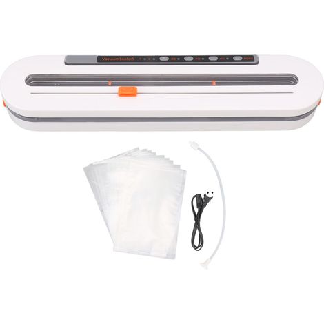Machine de mise sous vide automatique 80kPa pour conservation alimentaire, scelleuse d'air de cuisine, prise EU 220V (1/5)