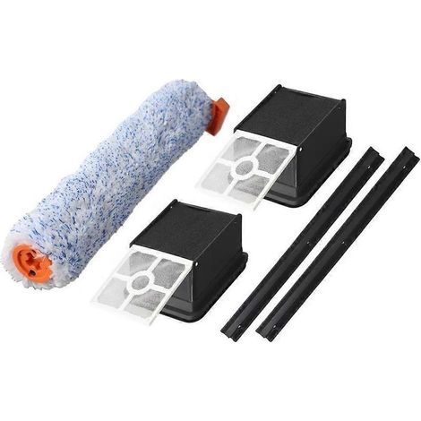 Kit brosse latérale principale, filtre, chiffon de nettoyage et raclette en caoutchouc pour aspirateur ILIFE W90 - Accessoires de nettoyage ménagers (1/5)