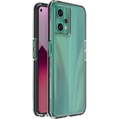 Custodia Spring Case per Realme 9 Pro in silicone con cornice nera (1/5)
