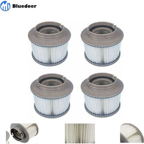 Filtro di ricambio MSPA FD2089 per tutti i modelli di piscine Whirlpool Spas, cartucce filtranti con setaccio per vasche idromassaggio MSpa (4 pezzi) (1/5)