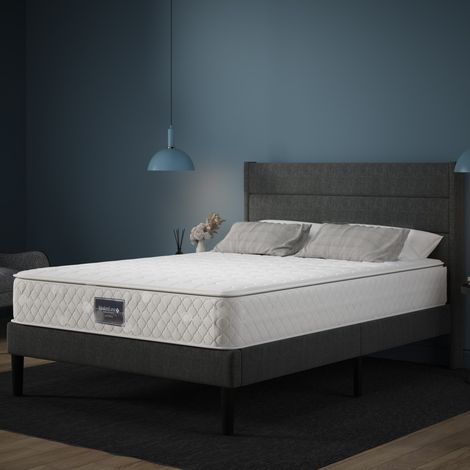 Materasso a molle 90x200 cm - materasso in schiuma fredda a 7 zone - molle insacchettate - 100% certificato Oeko-Tex - materasso trapuntato in microfibra - rigidità H3 - altezza 25 cm