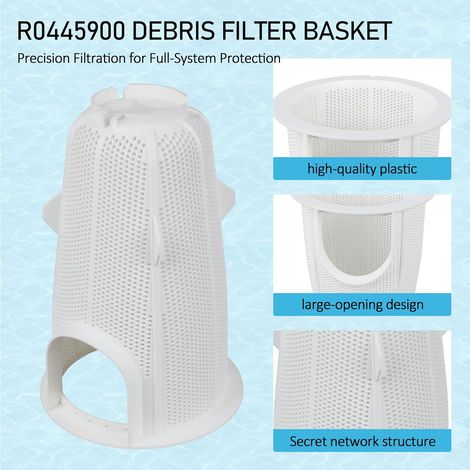 Lot de 3 paniers filtrants Zodiac R0445900 – Compatibles pompes SHPF, SHPM, JEP, STEALTH – Filtre robuste pour piscine (1/5)