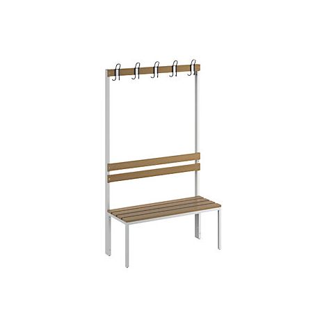eurokraft basic  Panca per spogliatoi con schienale 