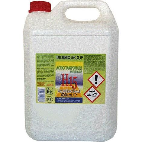 Acido tamponato profumato per cotto a base di acido muriatico 'H15' -1 lt