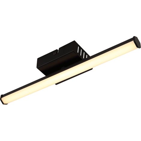 Deckenleuchte Deckenlampe Flurlampe LED Küchenleuchte schwarz opal L 34,2 cm (1/5)