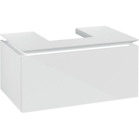 VB WTUS Legato B733 800x380x500mm 1 écran WT m.tig Blanc brillant (1/4)