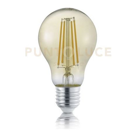 LAMPADINA LED WIRE GOCCIA AMBRA 4W, 470LUMEN, 2.700K D.6CM H. 10,7CM