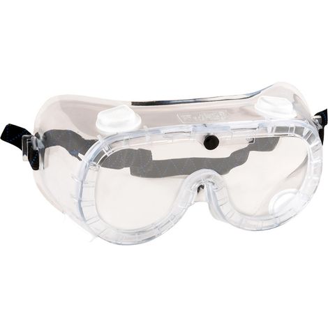 Brille-Maske mit indirekter Belüftung Farbe: Transparent Größe - Portwest