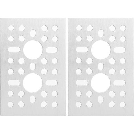 2 Stück Aluminium-Gitterplatten-Wandgitter-Display-Industriesteuerungskomponente 3123‐0048‐0072