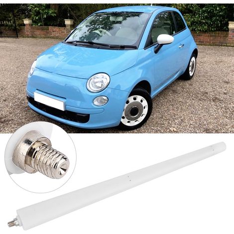 Antenne auto Fiat 500, accessoire de remplacement, pièce de rechange tuning, thérapie couleur, kit personnalisation extérieur, compatible voiture citadine. (1/5)