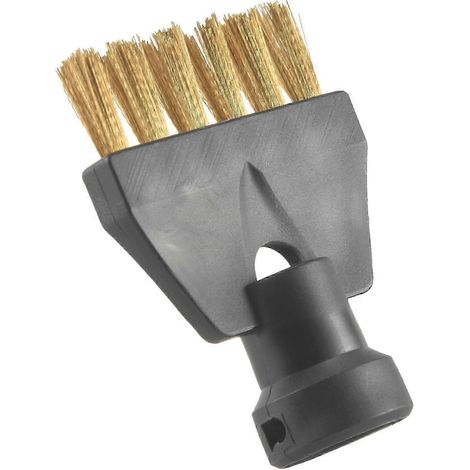 Brosse de nettoyage plate en cuivre pour nettoyeur vapeur SC1, SC2, SC3 et SC4, adaptateur pour nettoyage domestique. (1/5)