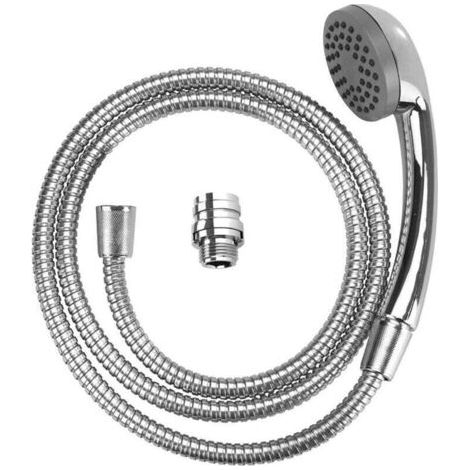 QORVA-Ensemble de douche à main pour robinet de lavabo, gadget portable en acier inoxydable, tuyau de 150 cm,