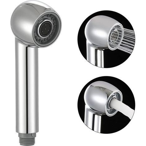 Douchette de robinet de cuisine avec 2 modes, tête de pulvérisation de rechange pour aérateur de robinet (1/5)