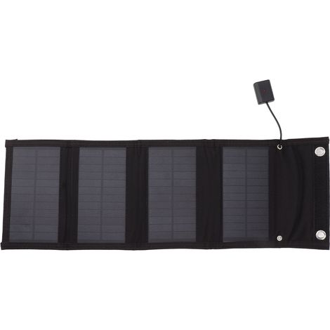 Sac de panneau solaire portable 10W 5V en silicium monocristallin, étui de chargeur pliable étanche pour l'urgence en plein air, randonnée, sac à dos, camping