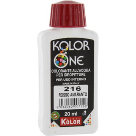 COLORANTE KOLOR ONE 20 ML ROSSO AMARAN 216 Q.TA 12